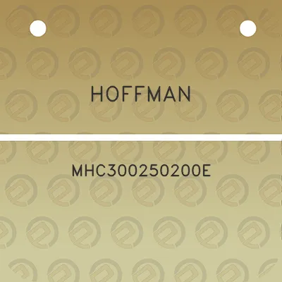 hoffman-mhc300250200e