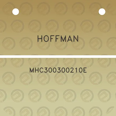 hoffman-mhc300300210e