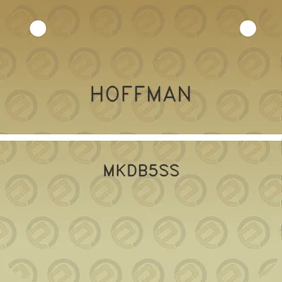 hoffman-mkdb5ss