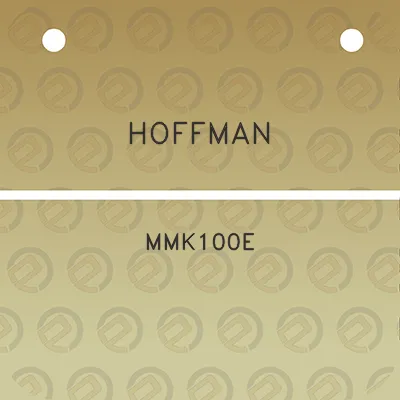 hoffman-mmk100e