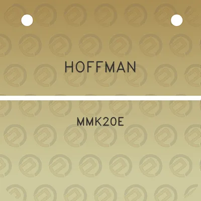 hoffman-mmk20e