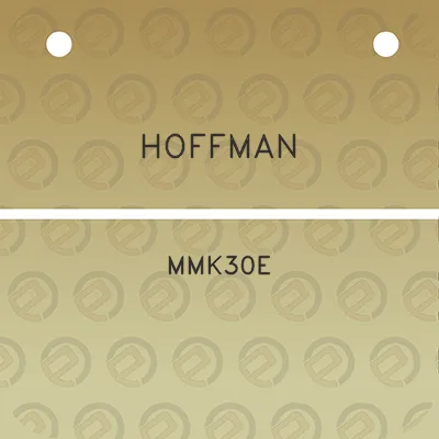 hoffman-mmk30e