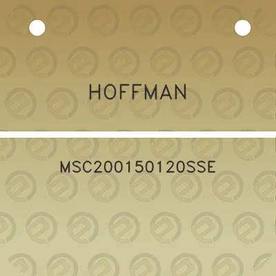 hoffman-msc200150120sse