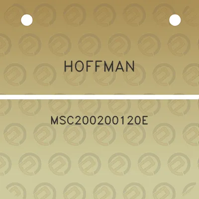 hoffman-msc200200120e