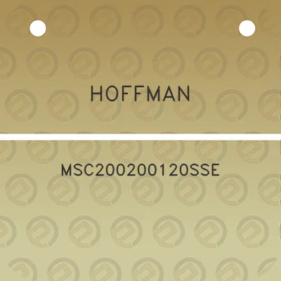 hoffman-msc200200120sse