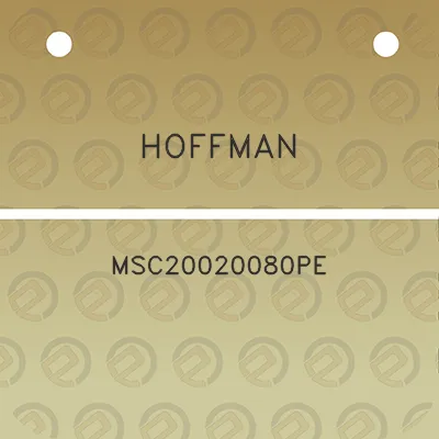 hoffman-msc20020080pe