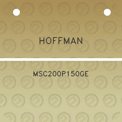 hoffman-msc200p150ge