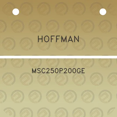 hoffman-msc250p200ge