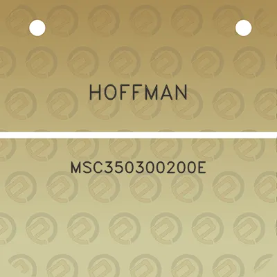 hoffman-msc350300200e