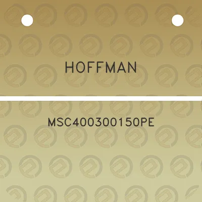 hoffman-msc400300150pe