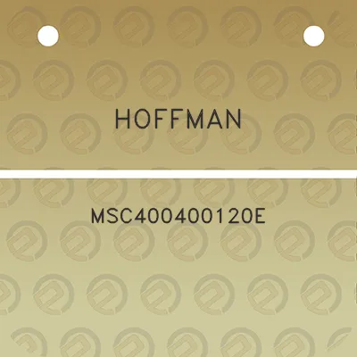 hoffman-msc400400120e