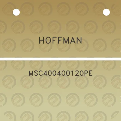 hoffman-msc400400120pe