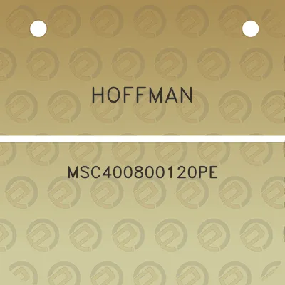 hoffman-msc400800120pe