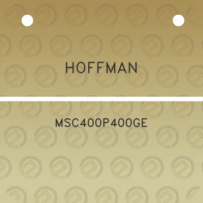 hoffman-msc400p400ge