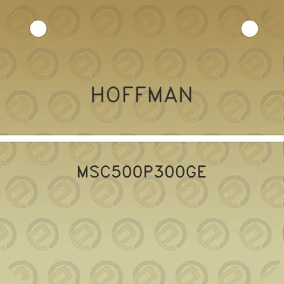 hoffman-msc500p300ge