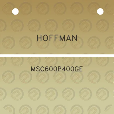 hoffman-msc600p400ge