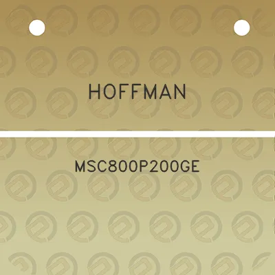 hoffman-msc800p200ge