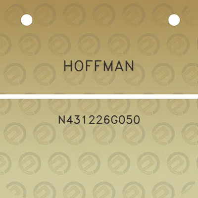 hoffman-n431226g050