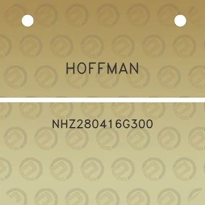 hoffman-nhz280416g300