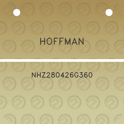 hoffman-nhz280426g360