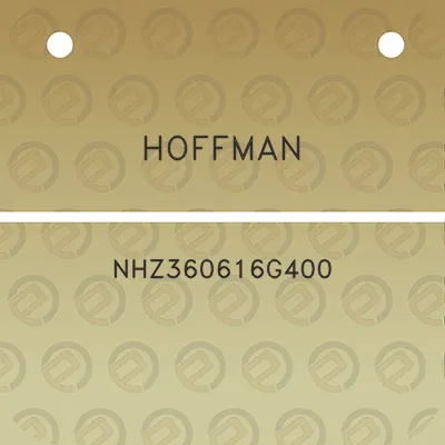 hoffman-nhz360616g400