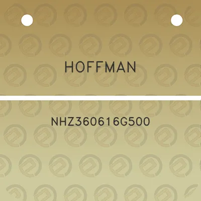 hoffman-nhz360616g500