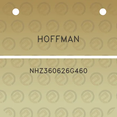 hoffman-nhz360626g460