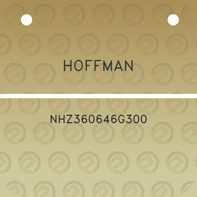 hoffman-nhz360646g300