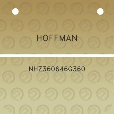 hoffman-nhz360646g360