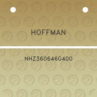 hoffman-nhz360646g400