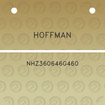 hoffman-nhz360646g460