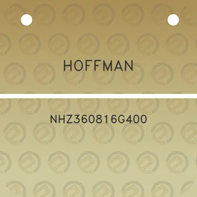 hoffman-nhz360816g400