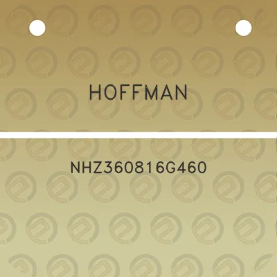 hoffman-nhz360816g460