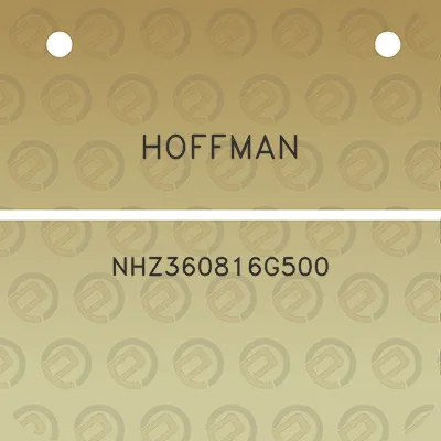 hoffman-nhz360816g500