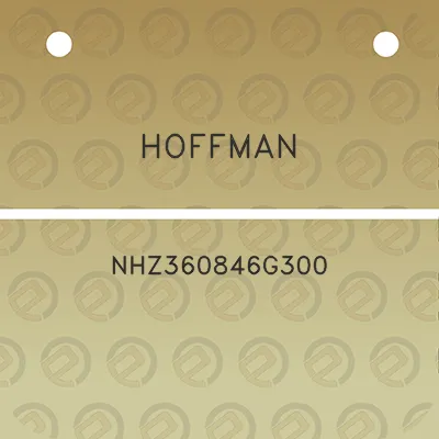 hoffman-nhz360846g300