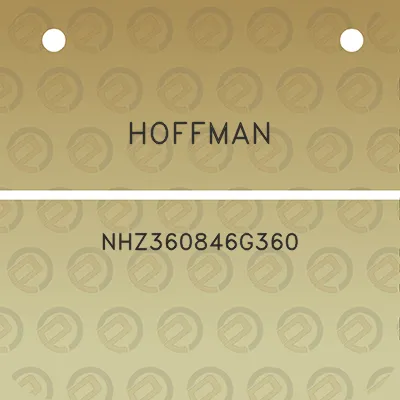 hoffman-nhz360846g360