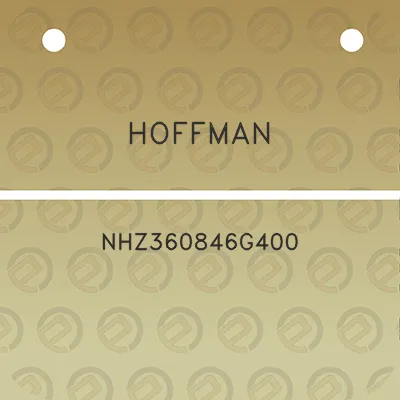 hoffman-nhz360846g400