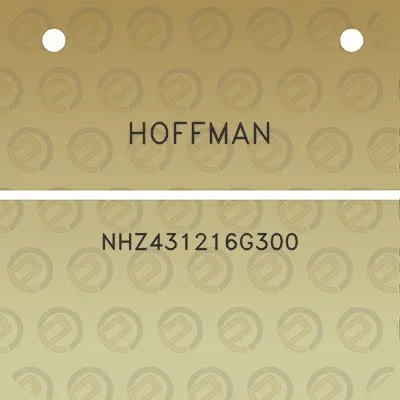 hoffman-nhz431216g300