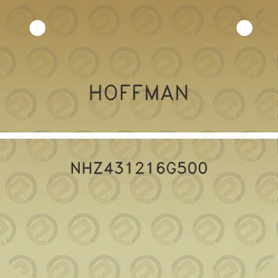 hoffman-nhz431216g500