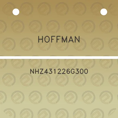 hoffman-nhz431226g300