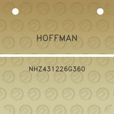 hoffman-nhz431226g360