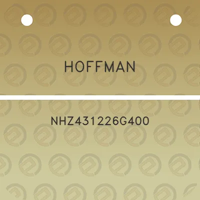 hoffman-nhz431226g400