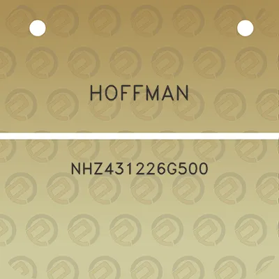 hoffman-nhz431226g500