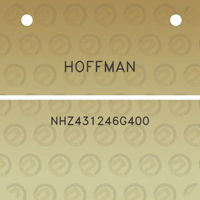 hoffman-nhz431246g400