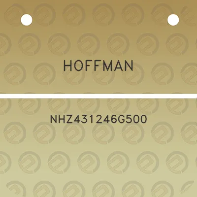 hoffman-nhz431246g500