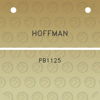 hoffman-pb1125