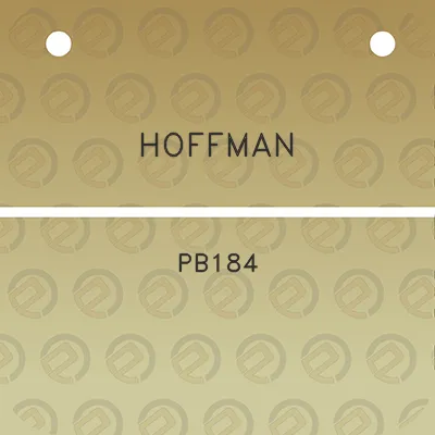 hoffman-pb184