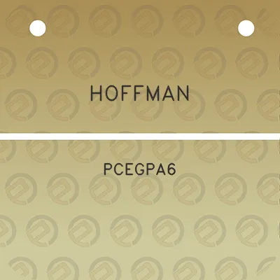 hoffman-pcegpa6