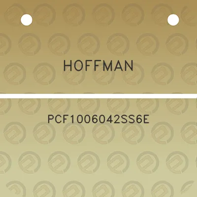 hoffman-pcf1006042ss6e