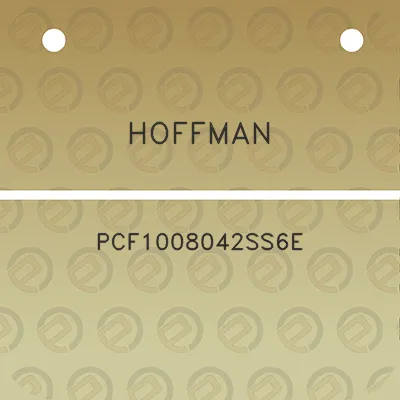 hoffman-pcf1008042ss6e